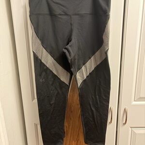 Under Armour Charcoal and Black Leggings